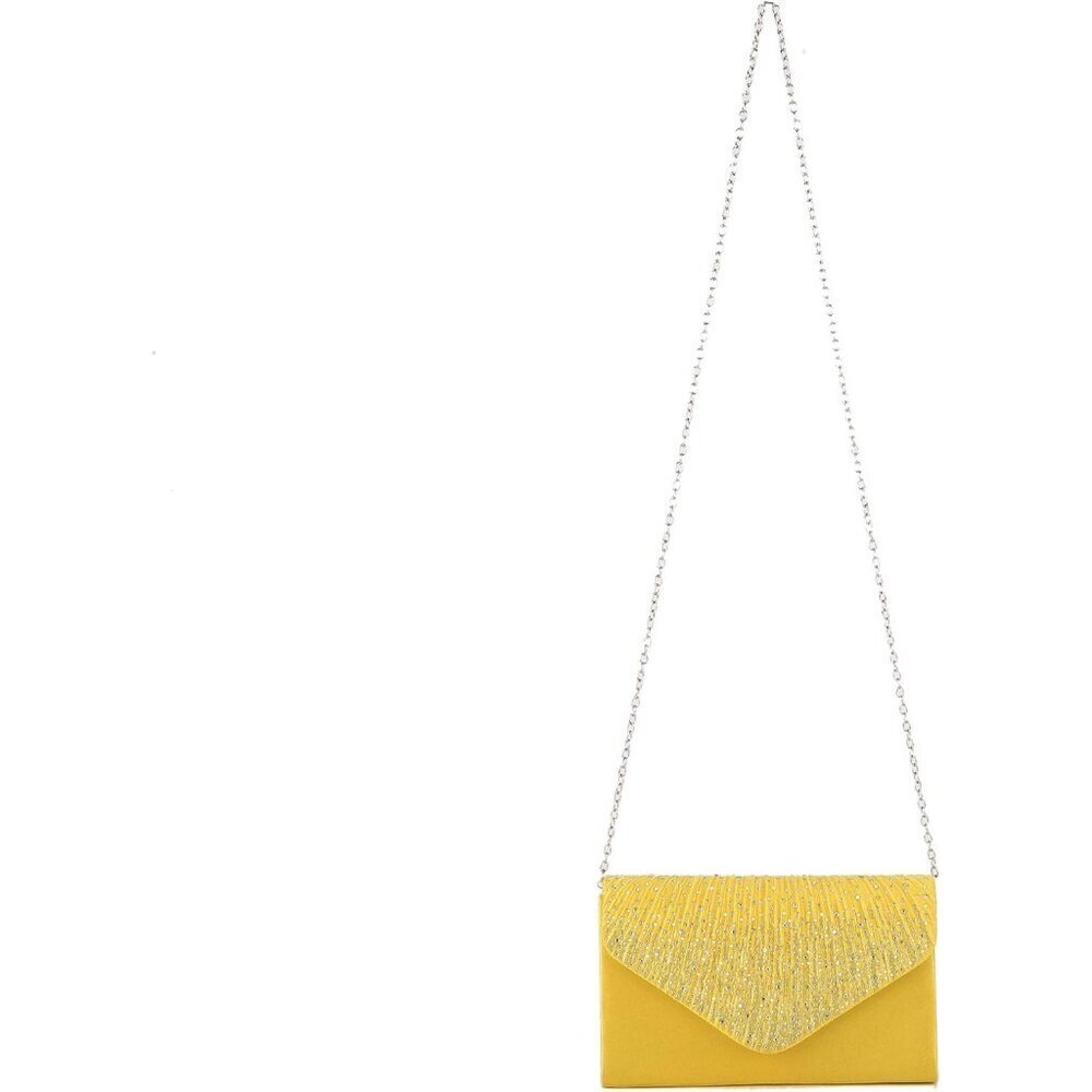 Women's yellow Envelope Clutch & Crossbody Bag for Wedding Party Ladies!! - Picture 6 of 8